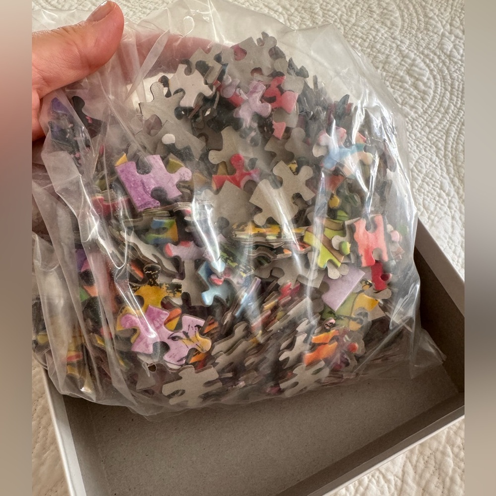 NWOT Aquarius Colorful Elephant Jigsaw Puzzle 🦋 - Picture 4 of 6